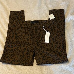 NWT Leopard Print Skinny Pants by Sanctuary Denim
